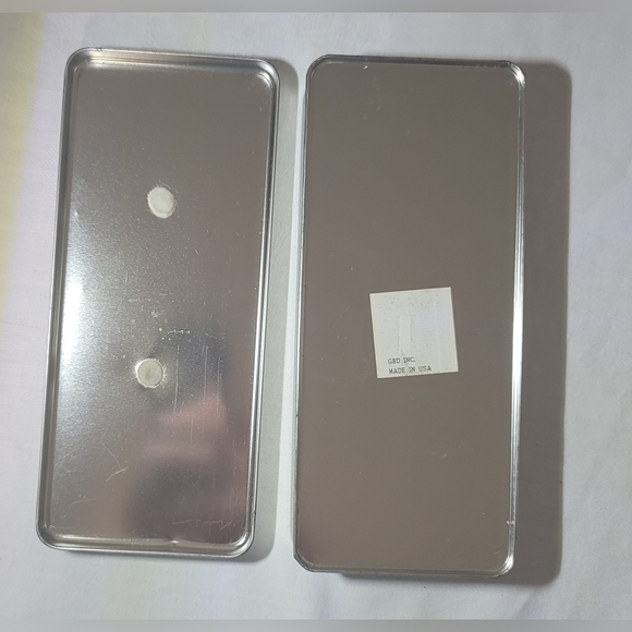 Vintage 1998 GBD Pewter Santa on Silver Tin Box - Picture 3 of 12